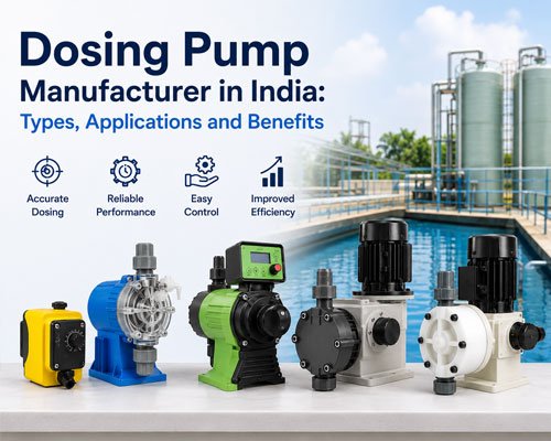 Dosing Pump Manufacturer in India: Types, Applications and Benefits